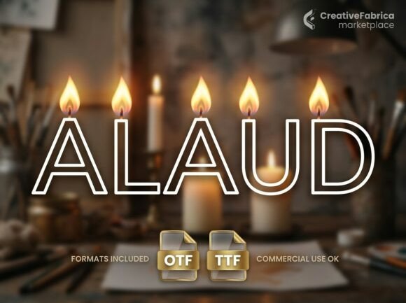 Alaud: A Display Font That Makes Your Brand Instantly Memorable