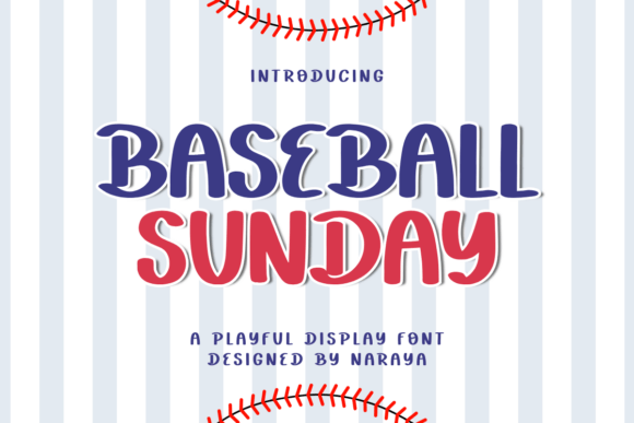 Baseball Sunday: A Playful Display Font for Scroll-Stopping Campaigns