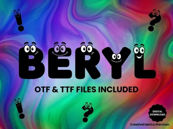 Beryl: A Display Font That Makes Your Campaigns Instantly Cheerful