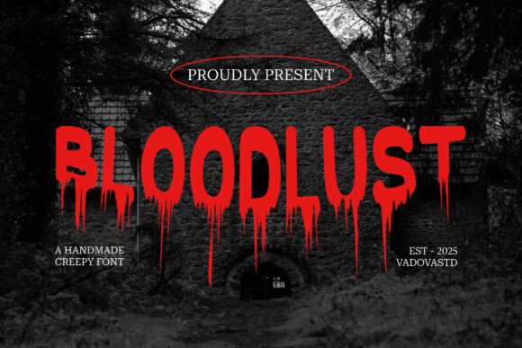 Bloodlust: A Bold Display Font for High-Impact Web Headlines