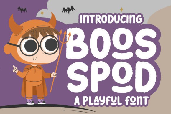 Boos Spod: A Playful Doodle Font for Lighthearted Editorial Moments