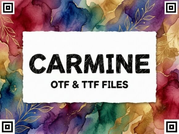 Carmine: A Bold Display Font That Commands Attention