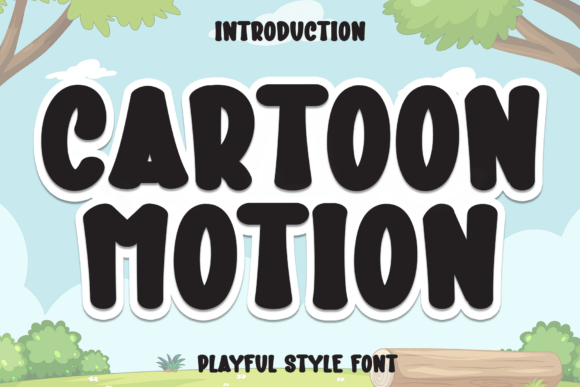 Cartoon Motion: A Playful Display Font with Editorial Charm