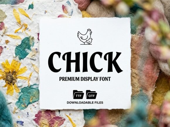 Chick: A Display Typeface That Feels Like Sunlight on Paper
