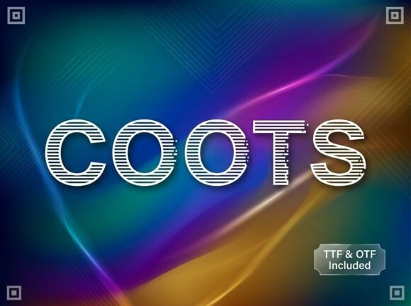 Coots: A Bold Display Typeface for Digital Brand Moments