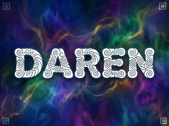 Daren: A Bold Display Font for Digital Brand Impact