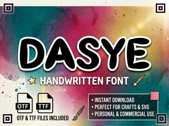 Dasye: A Hand-Drawn Display Font That Stands Out—Without Screaming