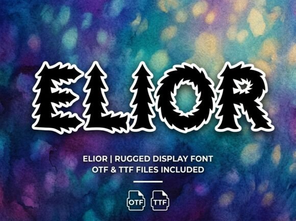 Elior: A Bold Display Font That Commands Attention