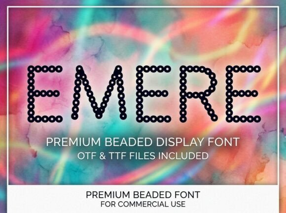 Emere: A Display Font That Makes Your Brand Instantly Memorable