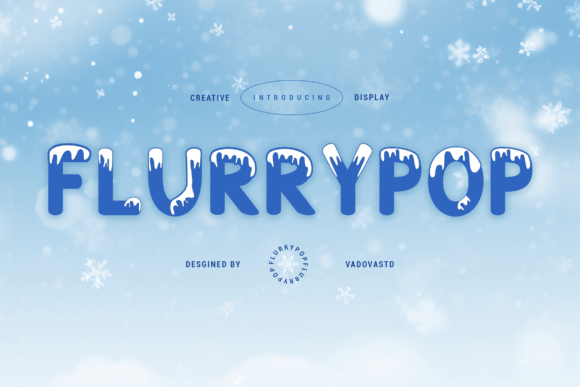 Flurrypop: A Playful Display Font for Campaign Visuals