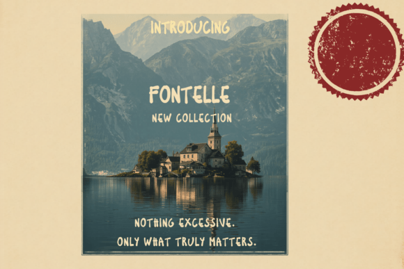 Fontelle: A Minimalist Display Typeface for Scroll-Stopping Brand Clarity