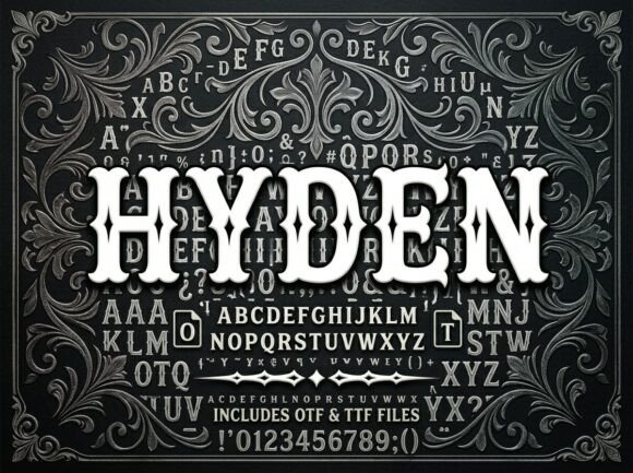 Hyden: A Display Font That Commands Attention—Thoughtfully