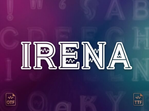 Irena Display Font for Handmade Creators