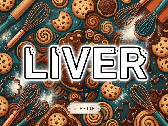 Liver: A Playful Display Font for Handmade Brands