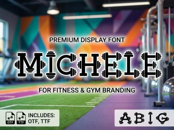 Michele: A Distinctive Display Font for Digital Branding