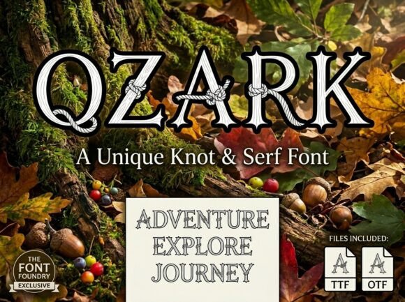 Ozark: A Bold Display Font for Scroll-Stopping Marketing