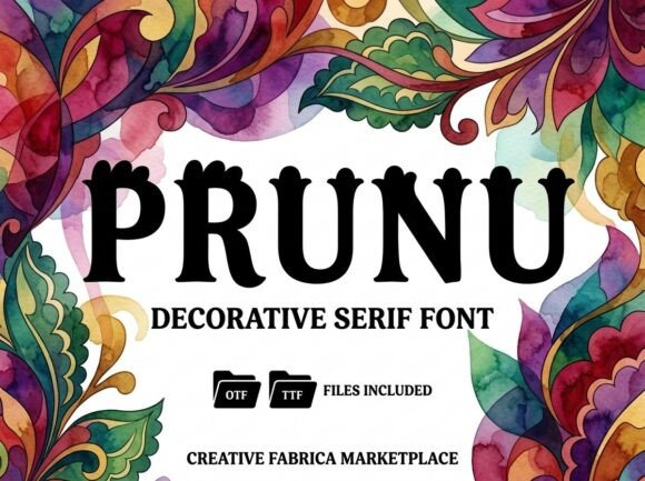 Prunu: A Display Serif That Elevates Digital Branding