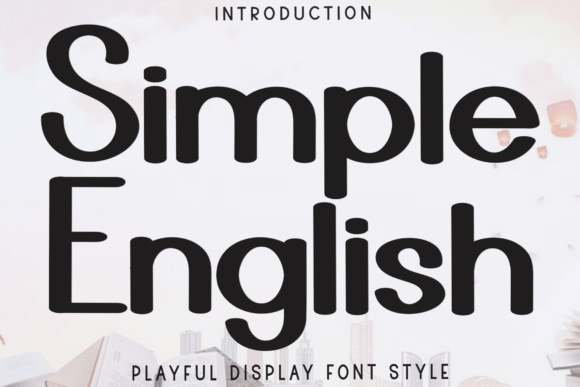 Simple English Font: A Festive Display Typeface Review