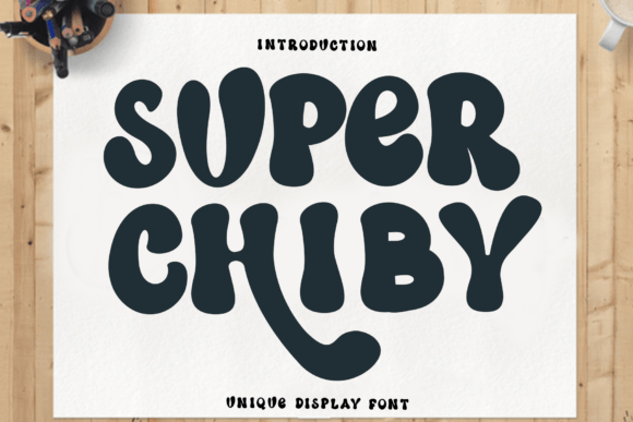 Super Chiby: A Festive Display Font That Feels Like Holiday Magic