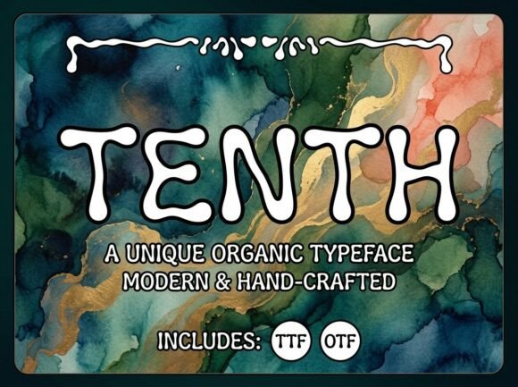 Tenth: A Display Font That Anchors Your Brand With Intention