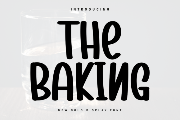 The Baking Handwritten Font for Crafters & Sellers
