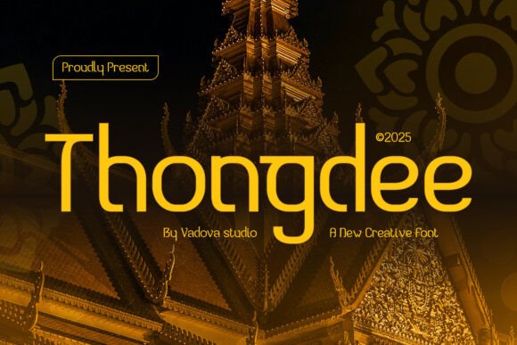 Thongdee: A Display Typeface for Distinctive Digital Branding