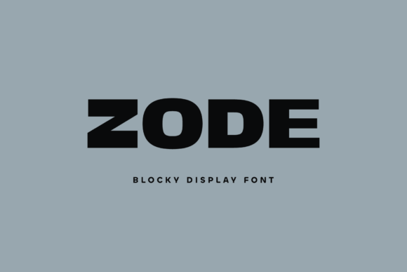 Zode: A Bold Display Font for Impactful Web Design